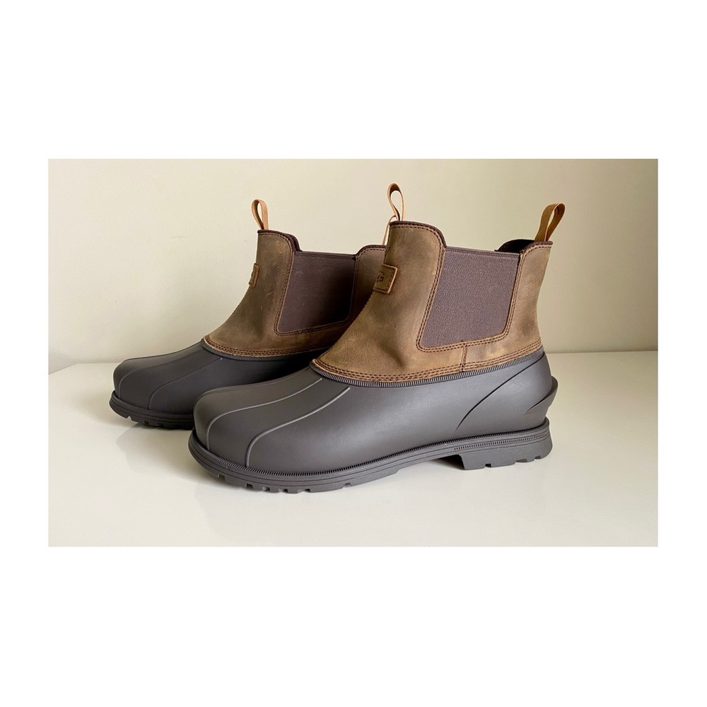 UGG Men’s Gaston Chelsea Boots In Chestnut Sz 10